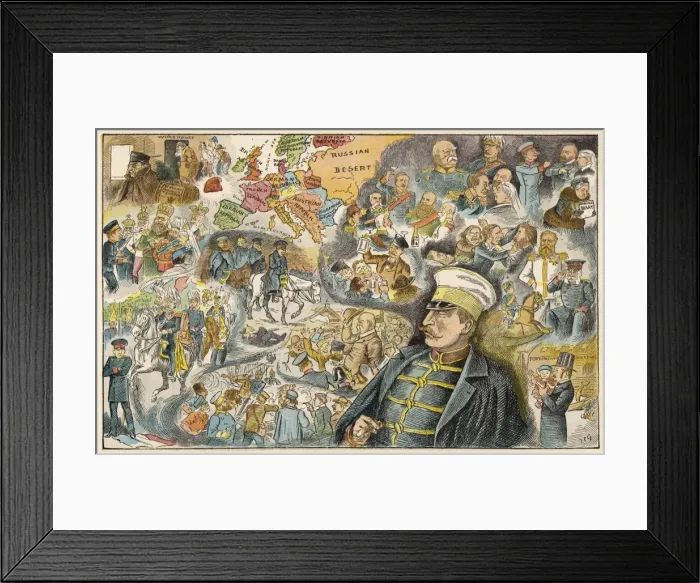 Framed Print : Satire on Russian View Framed Print : Satire on Russian View