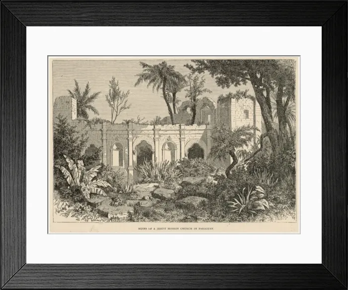 Framed Print : Ruined Jesuit Mission Framed Print : Ruined Jesuit Mission