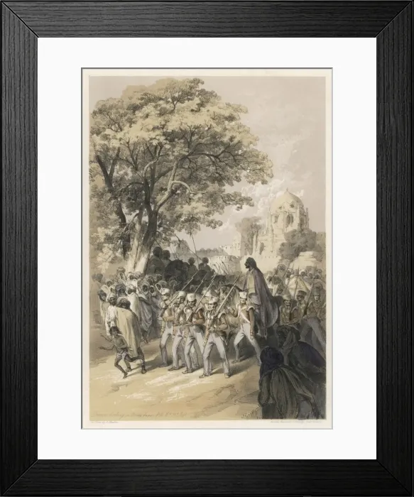 Framed Print : India / Sikh War / Multan Framed Print : India / Sikh War / Multan
