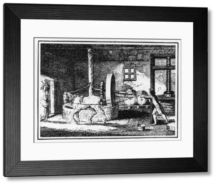 Framed Print : C18 Cider Mill Framed Print : C18 Cider Mill