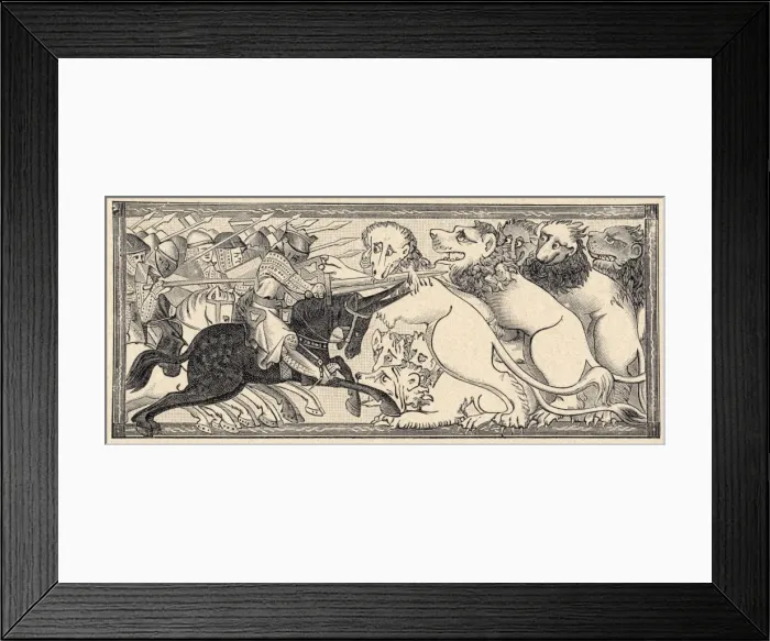 Framed Print : Alexander & Monsters 1