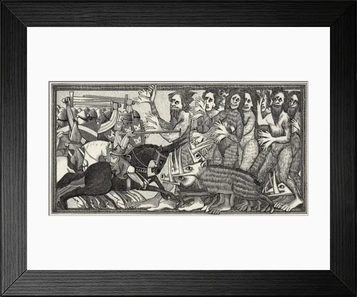 Framed Print : Alexander & Monsters 5