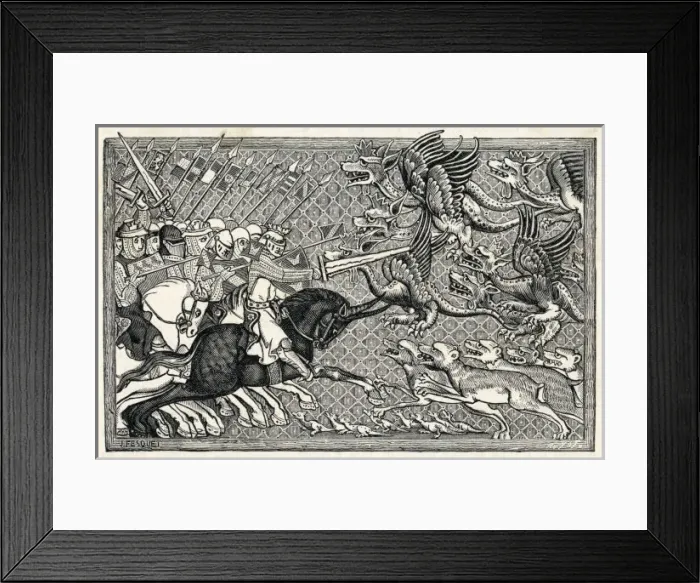 Framed Print : Alexander & Monsters 7