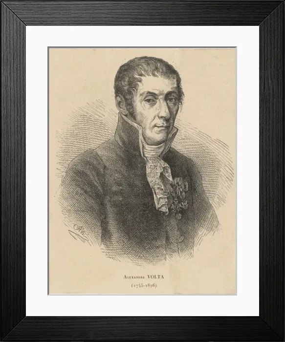 Framed Print : Alessandro Volta Framed Print : Alessandro Volta