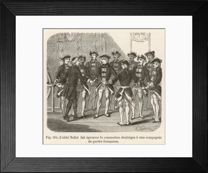 Framed Print : Nollet and Soldiers Framed Print : Nollet and Soldiers