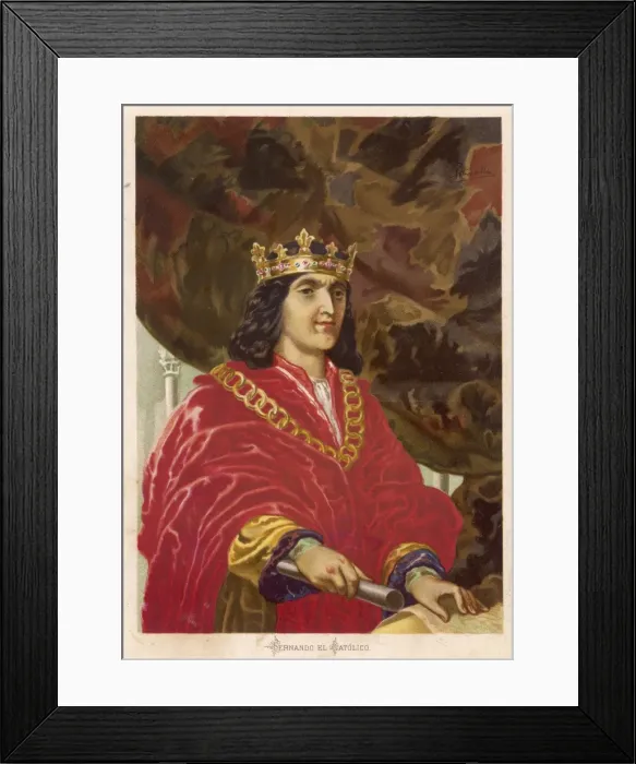 Framed Print : Fernando Ii / De Lorgues Framed Print : Fernando Ii / De Lorgues