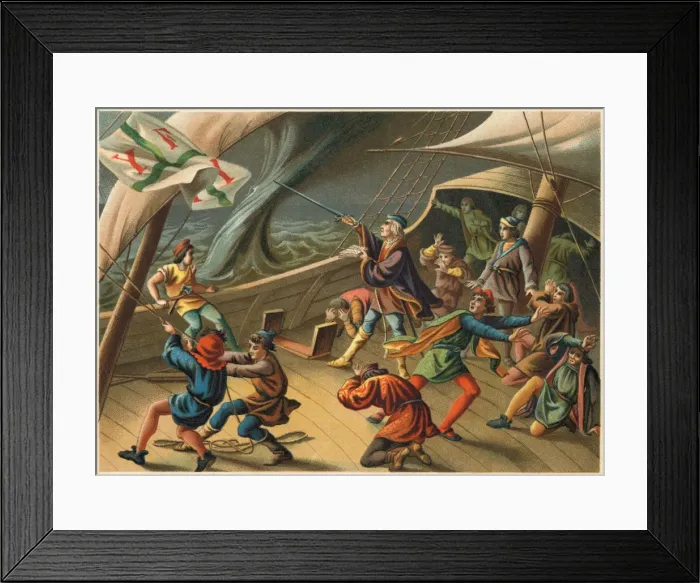 Framed Print : De Lorgues / Waterspout Framed Print : De Lorgues / Waterspout