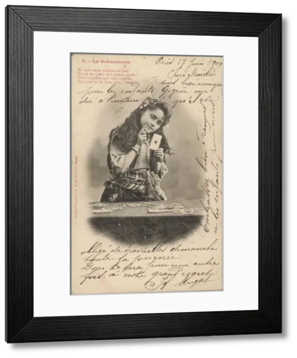 Framed Print : Cartomancy - 2 - Hearts Framed Print : Cartomancy - 2 - Hearts