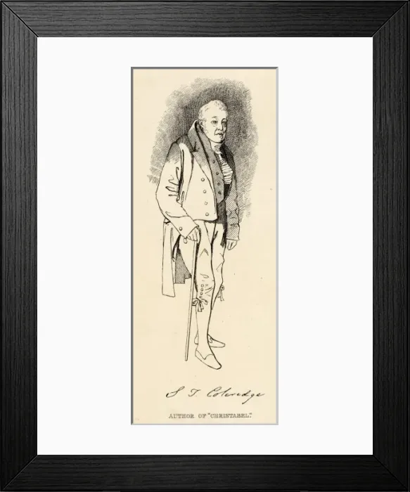 Framed Print : Coleridge Maclise Framed Print : Coleridge Maclise