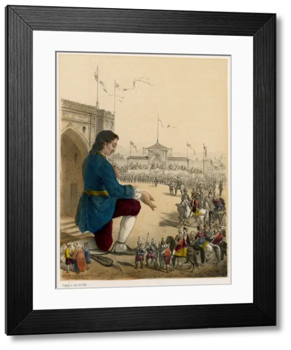 Framed Print : Gulliver / King / Lilliput Framed Print : Gulliver / King / Lilliput