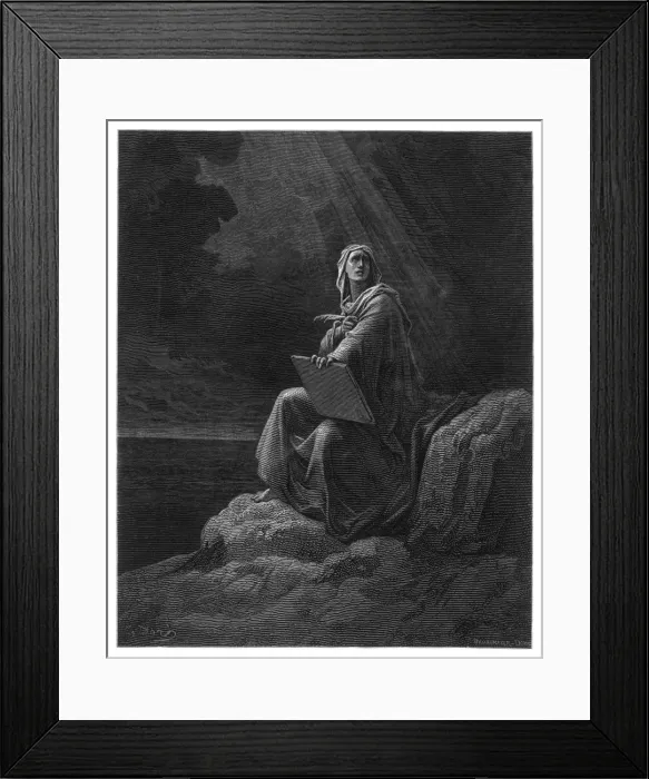 Framed Print : St John on Patmos Framed Print : St John on Patmos