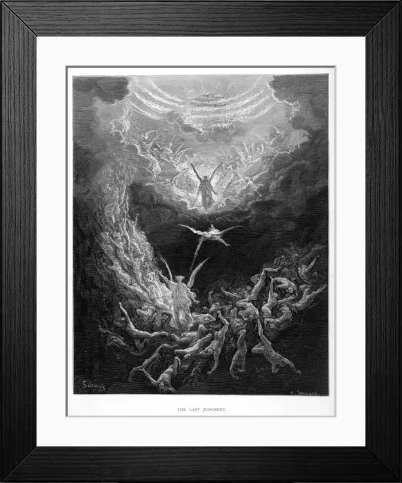 Framed Print : Last Judgment (Dore) Framed Print : Last Judgment (Dore)