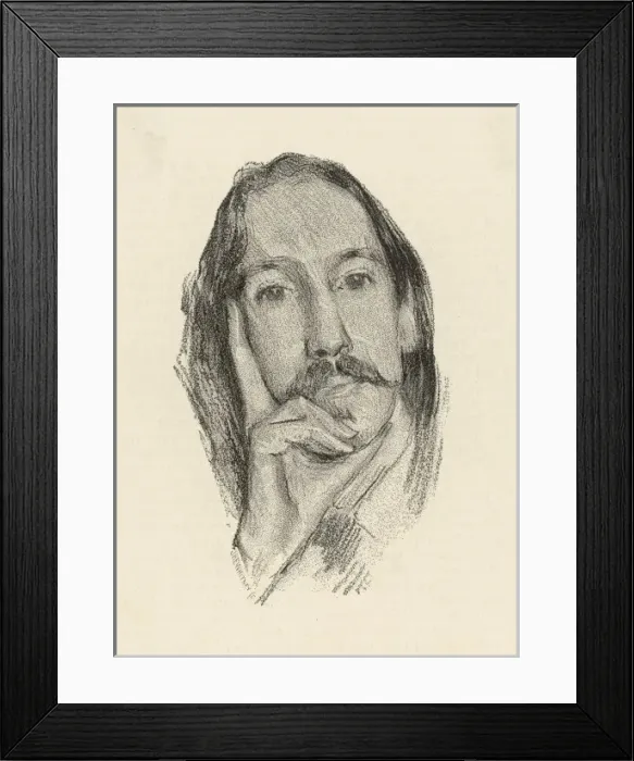 Framed Print : Stevenson Sketch