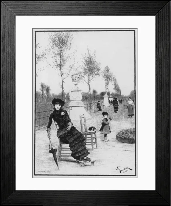 Framed Print : Tuileries Gardens Framed Print : Tuileries Gardens
