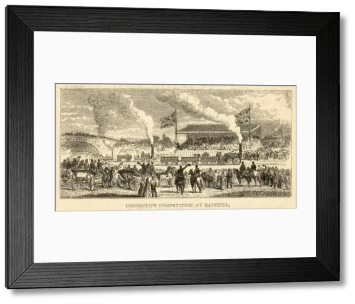 Framed Print : Rainhill Loco Trial Framed Print : Rainhill Loco Trial