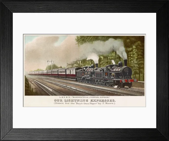 Framed Print : Manch / Liverpool Expres Framed Print : Manch / Liverpool Expres
