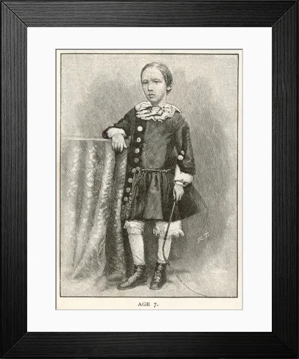 Framed Print : Stevenson Age 7 Framed Print : Stevenson Age 7