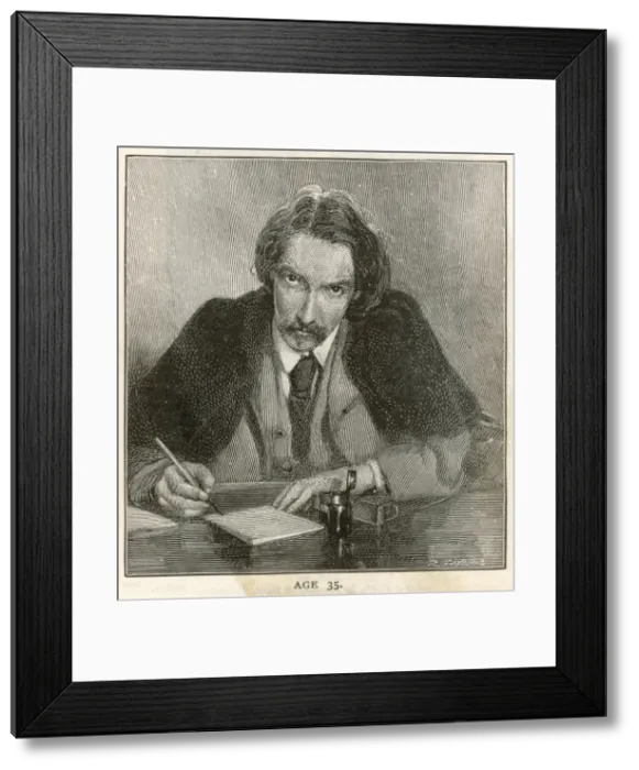 Framed Print : Stevenson Age 35 Framed Print : Stevenson Age 35