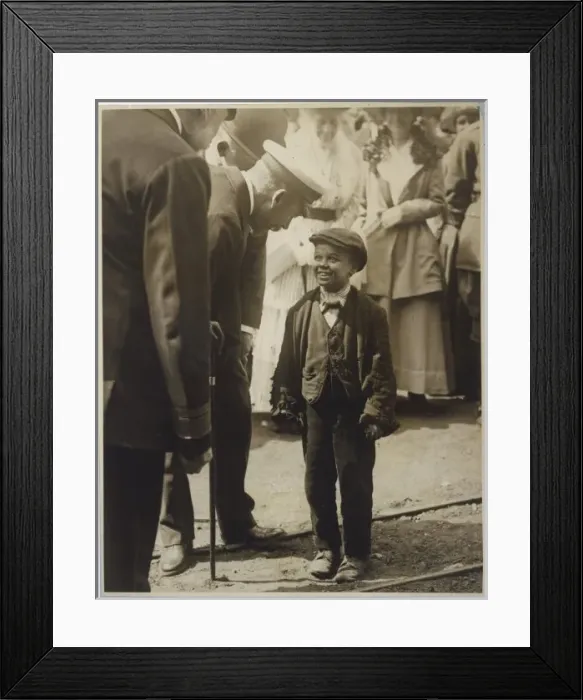 Framed Print : George V & Geordie Boy Framed Print : George V & Geordie Boy