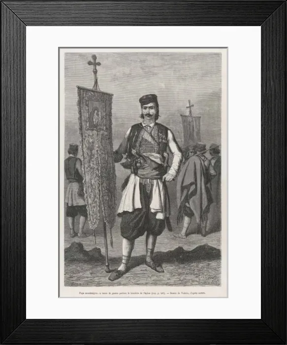 Framed Print : Montenegro Priest Framed Print : Montenegro Priest