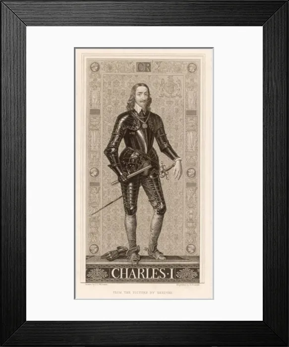 Framed Print : Charles I Bourne Framed Print : Charles I Bourne