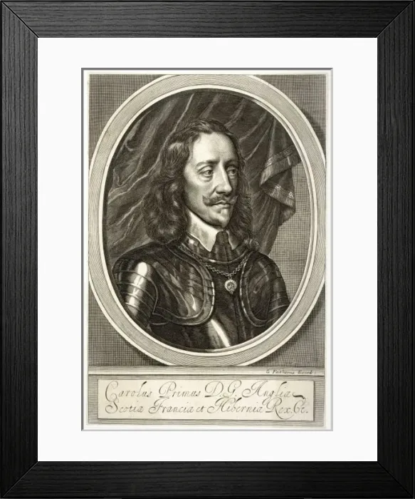 Framed Print : Charles I Faithorne Framed Print : Charles I Faithorne