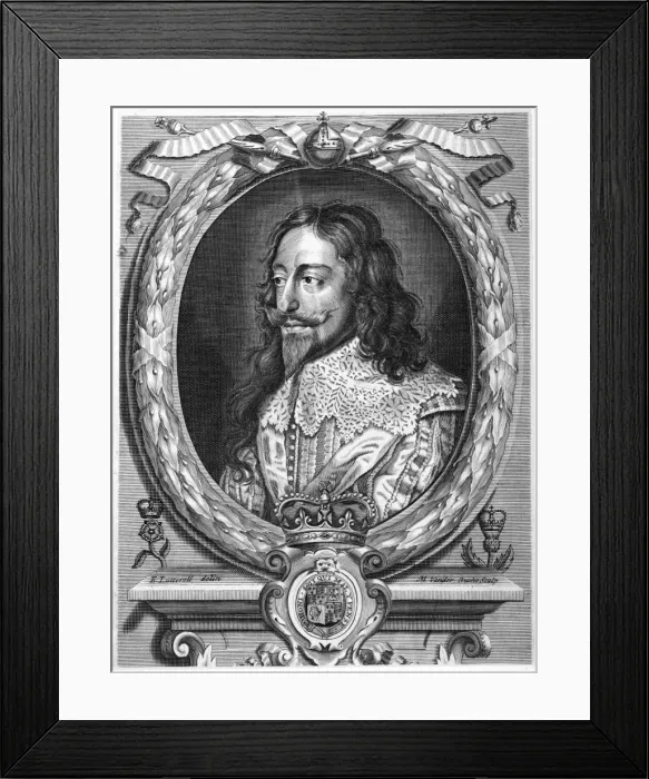 Framed Print : Charles I Vandergucht Framed Print : Charles I Vandergucht