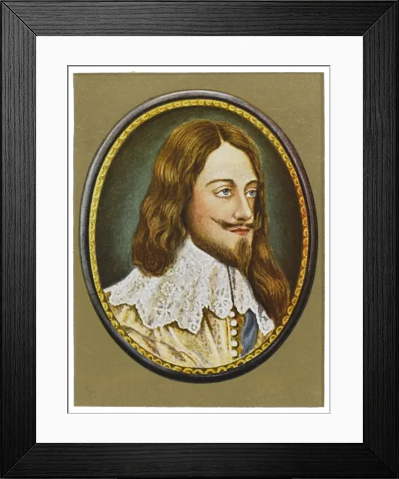 Framed Print : Charles I Miniaturen Framed Print : Charles I Miniaturen