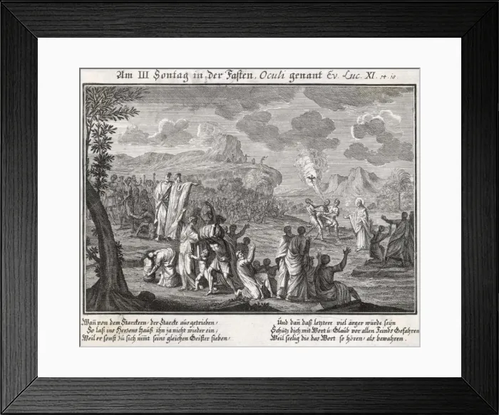 Framed Print : Jesus Casts out a Demon Framed Print : Jesus Casts out a Demon