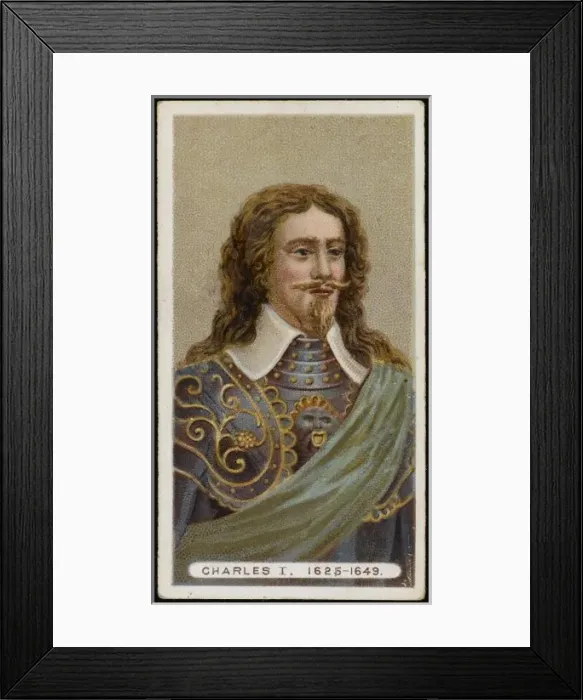 Framed Print : Charles I Wills Card Framed Print : Charles I Wills Card