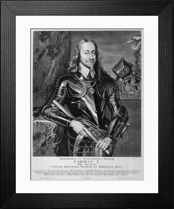 Framed Print : Charles I / Dyck / Fursten Framed Print : Charles I / Dyck / Fursten