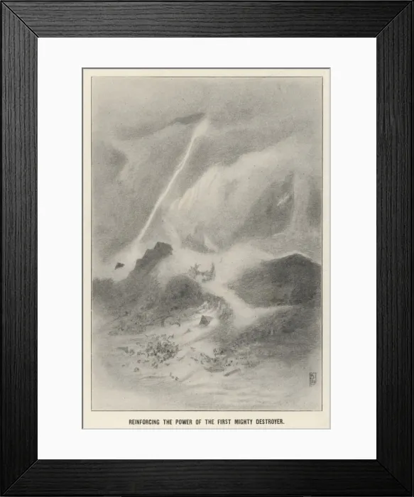 Framed Print : Atlantis Destroyed Framed Print : Atlantis Destroyed