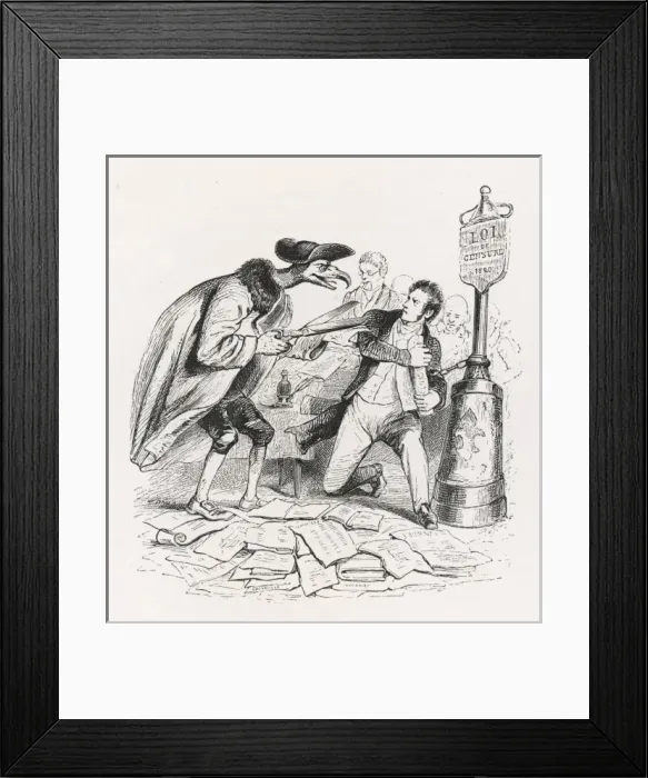 Framed Print : French Censor Framed Print : French Censor