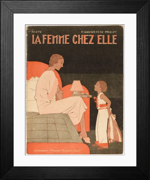 Framed Print : A Bouquet for Mama / 1930 Framed Print : A Bouquet for Mama / 1930