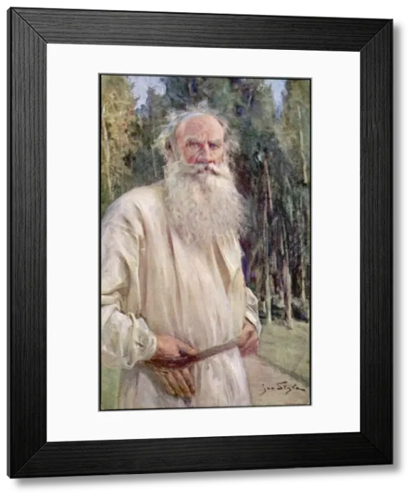 Framed Print : Tolstoy / Styka Framed Print : Tolstoy / Styka