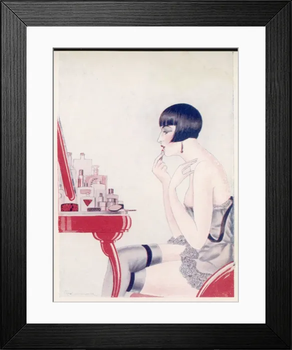 Framed Print : A Touch of Lipstick 1926 Framed Print : A Touch of Lipstick 1926