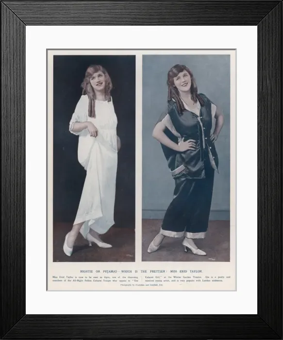 Framed Print : Nightie or Pyjamas ? Framed Print : Nightie or Pyjamas ?