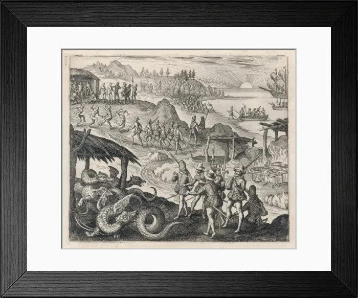 Framed Print : Dragons in America Framed Print : Dragons in America