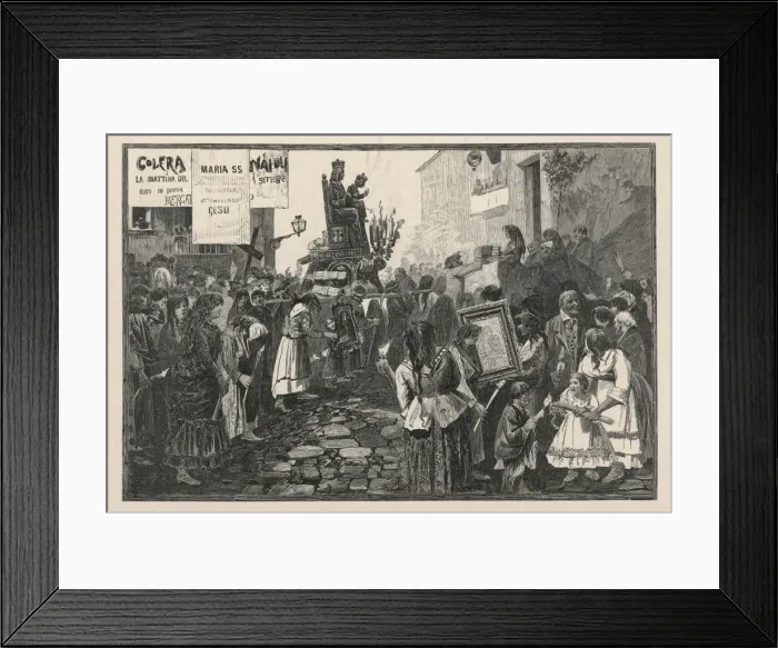 Framed Print : Averting Cholera