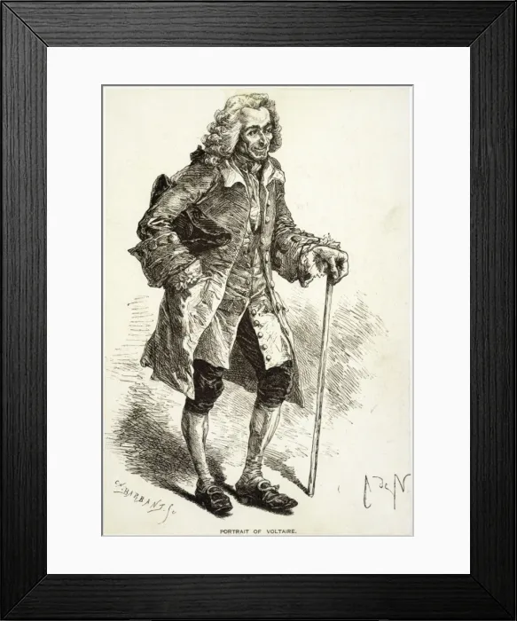 Framed Print : Voltaire Barbant Framed Print : Voltaire Barbant