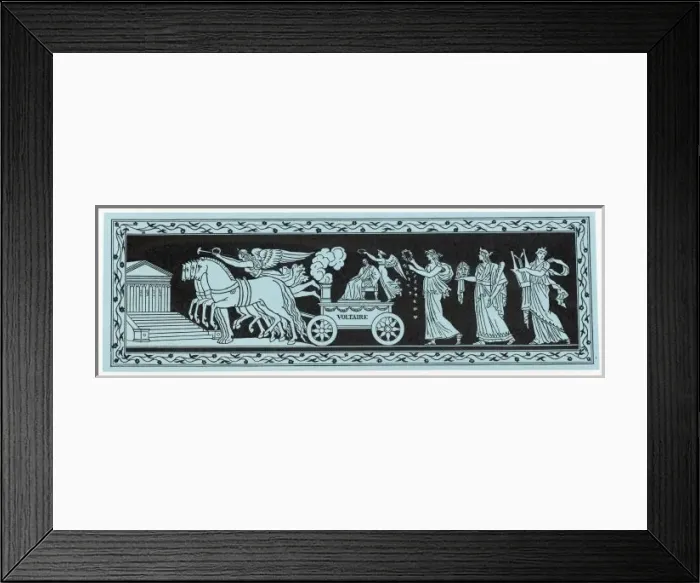 Framed Print : Voltaire Belt Design Framed Print : Voltaire Belt Design