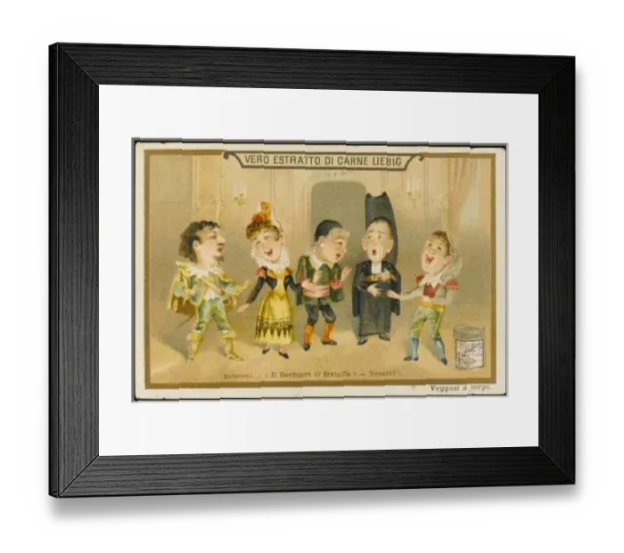 Framed Print : Rossini / Barbiere / Quartet Framed Print : Rossini / Barbiere / Quartet