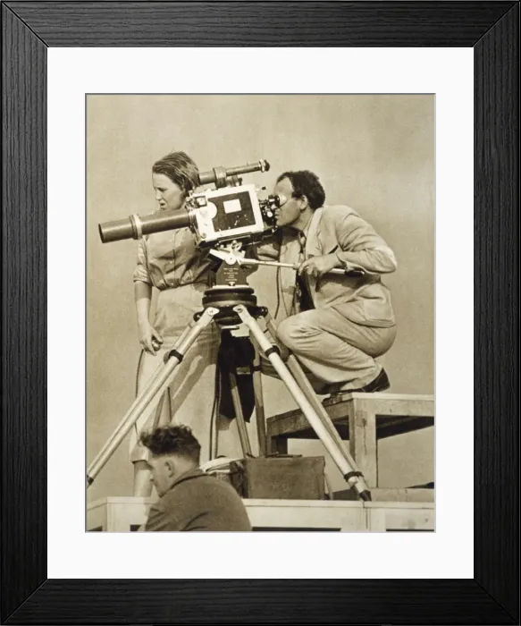 Framed Print : Filming 1936 Olympics Framed Print : Filming 1936 Olympics