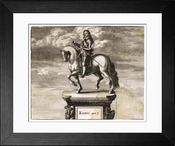 Framed Print : Charles I Horse Statue Framed Print : Charles I Horse Statue