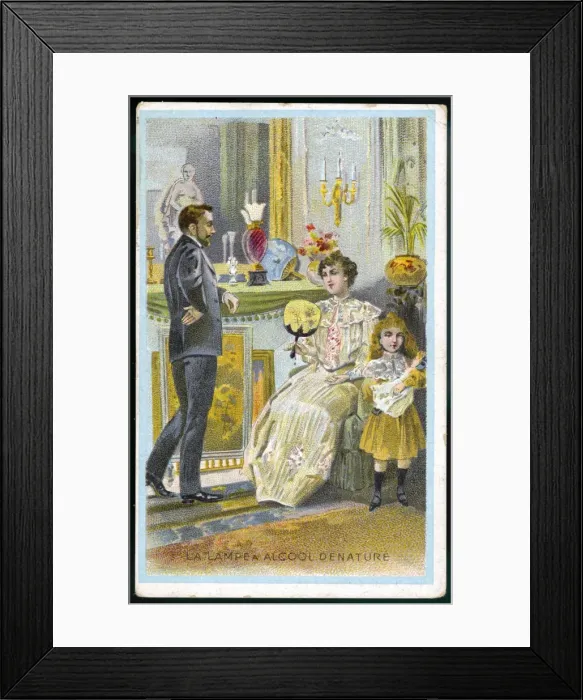 Framed Print : Lighting / Domestic / Oil Framed Print : Lighting / Domestic / Oil