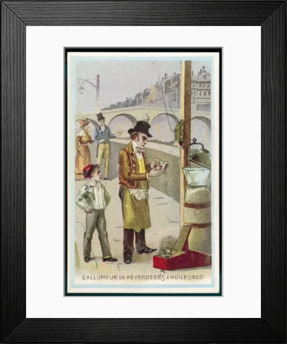 Framed Print : Paris Oil Streetlight Framed Print : Paris Oil Streetlight