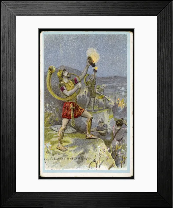 Framed Print : Gideon Versus Midianites Framed Print : Gideon Versus Midianites