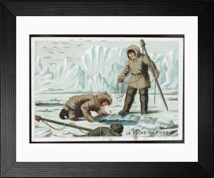 Framed Print : Fishing for Seal Framed Print : Fishing for Seal