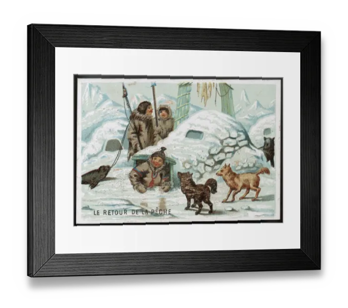 Framed Print : Eskimos Return Home Framed Print : Eskimos Return Home