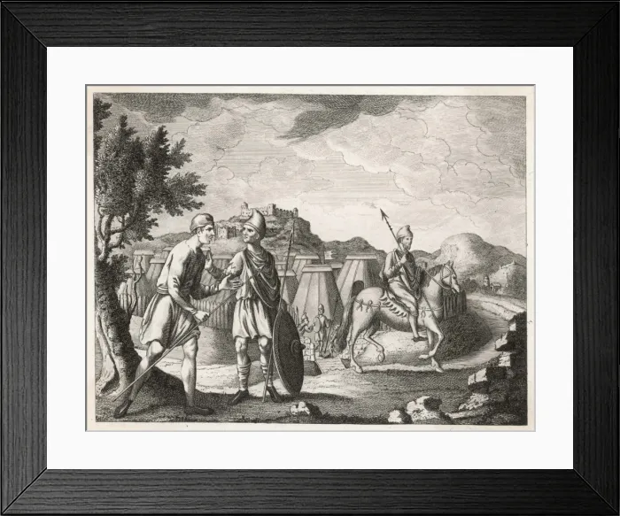 Framed Print : Military / Camp / Saxon, C7 Framed Print : Military / Camp / Saxon, C7